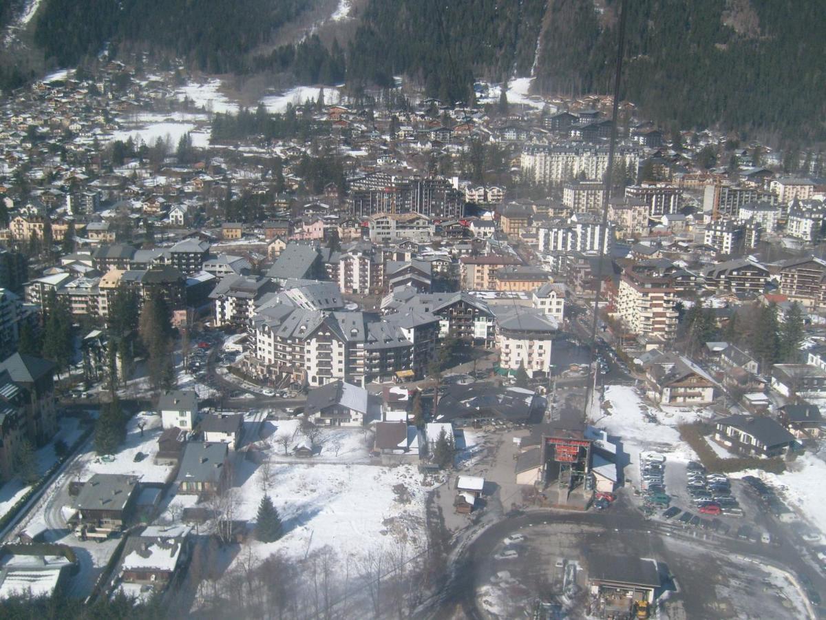 Appartement T2 Chamonix Centre Balcon Vue Mont Blanc 외부 사진